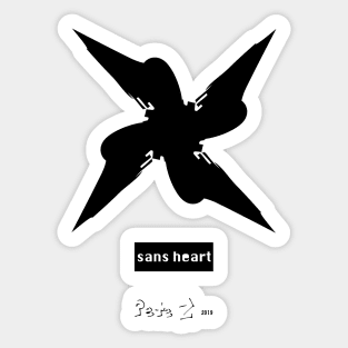 Sans Heart Sticker